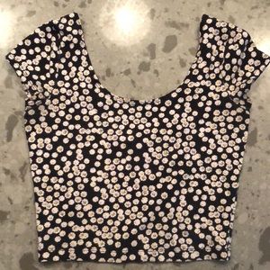 Flower Crop top